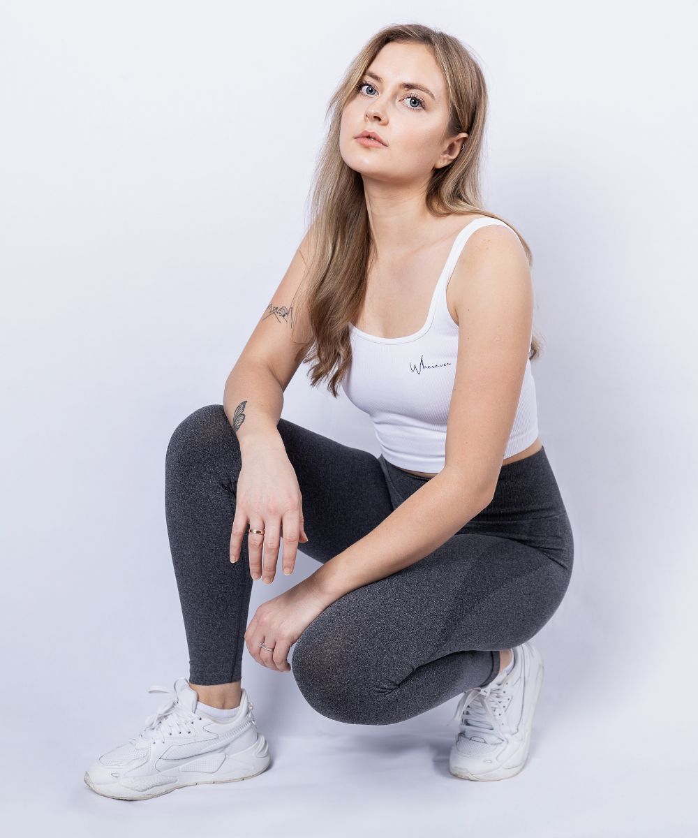 Wherever Dark Grey Workout Tights