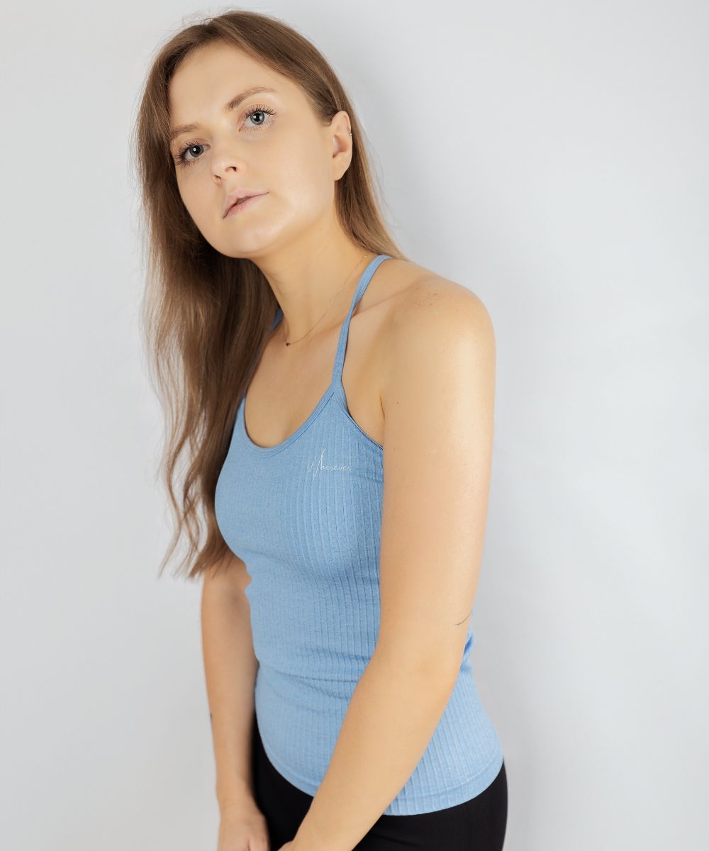 Wherever Blue Sporty Top