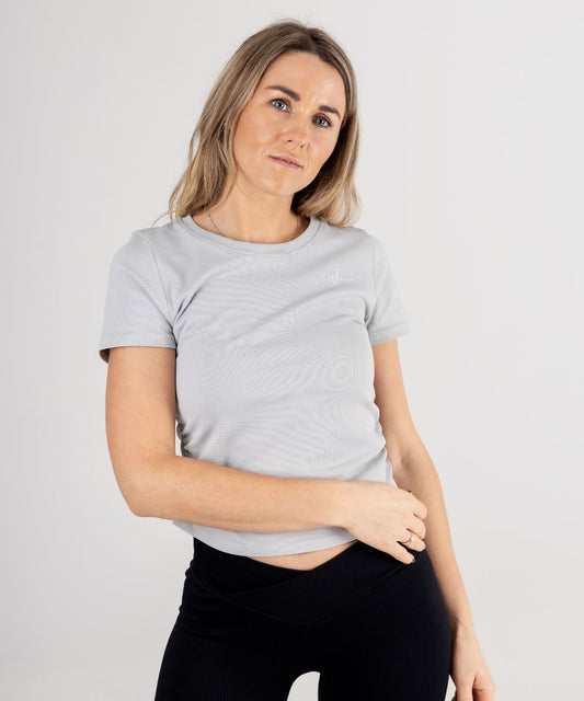 Wherever Greyish Cute Tee Top