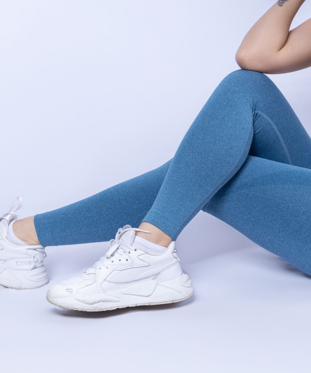 Wherever Lake Blue Workout Tights