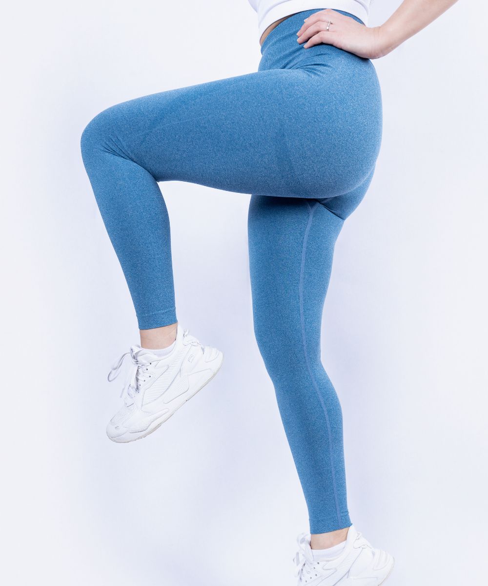 Wherever Lake Blue Workout Tights