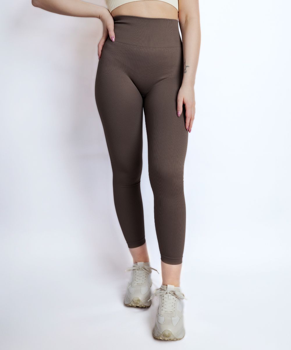 Wherever Brownish Seamless Tights