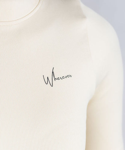 Wherever Creamy Seamless Ribbed Longsleeve Body